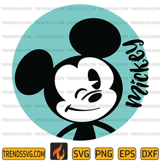 Mickey-Blue-Svg