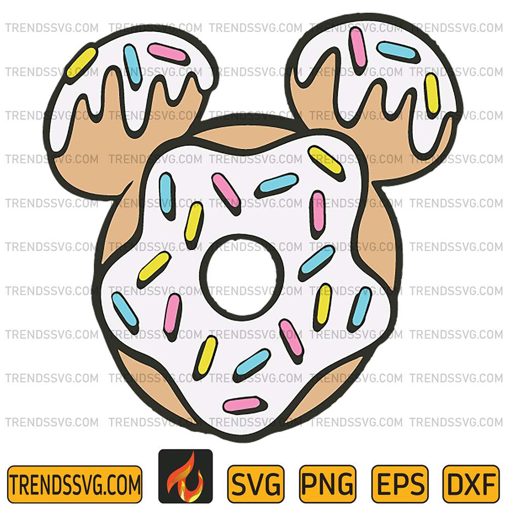 Mickey-Donut-Svg