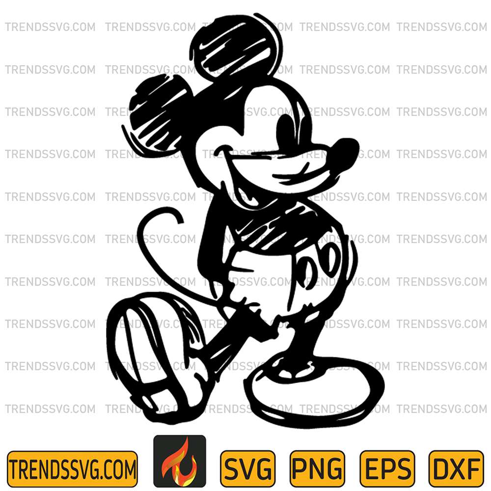Mickey-Drawe-Full-Svg