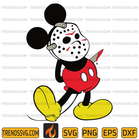 Mickey-Jason-Voorhees-Svg