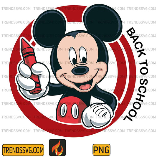 Mickey-Mouse-Disney-Back-To-School-Png