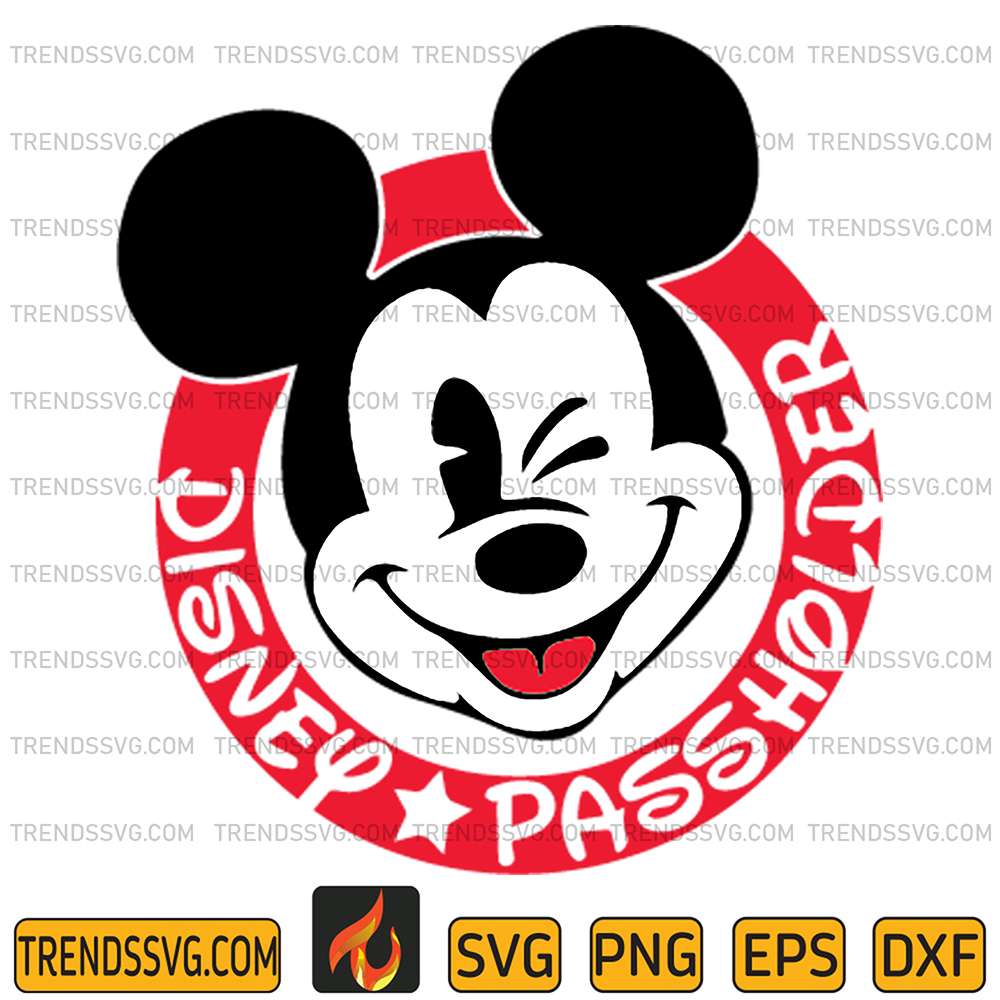 Mickey-Passholder-Svg