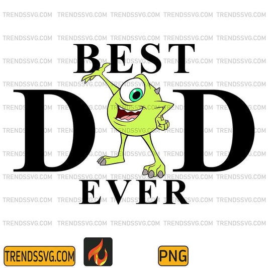 Mike-Monster-Inc-Best-Dad-Ever-Png