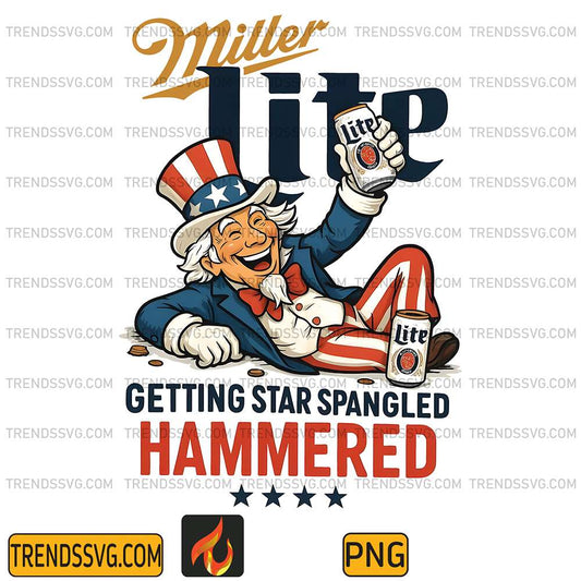 Miller-Lite-Getting-Star-Spangled-Hammered-Png