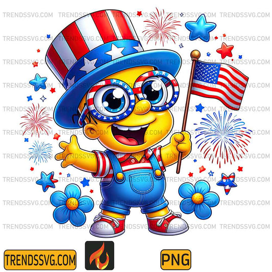 Minions-America-4th-Of-July-Png