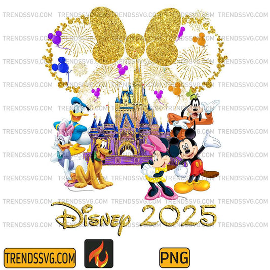 Minnie-And-Friends-Golden-Castle-Disney-2025-Png