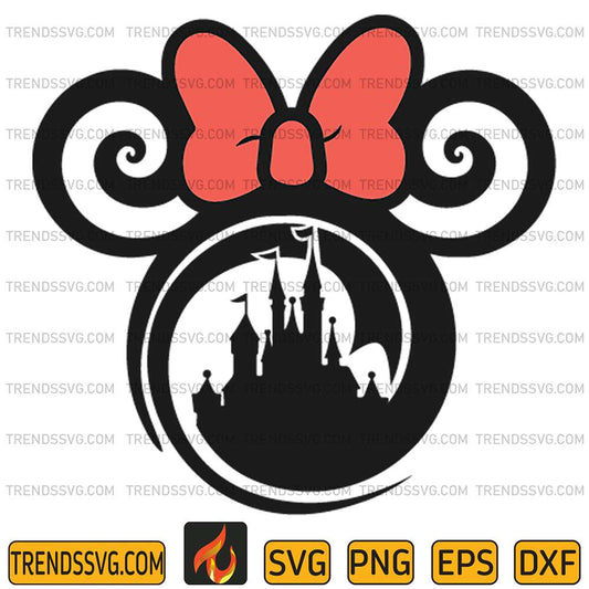 Minnie-Castle-Head-Svg