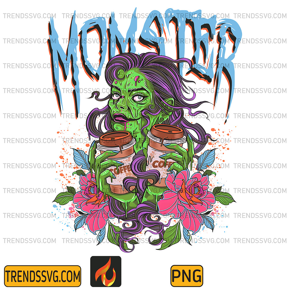 MomsterCoffeePng