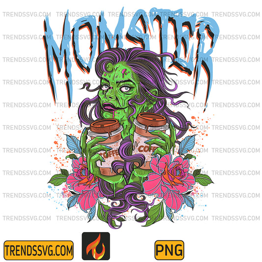 MomsterCoffeePng