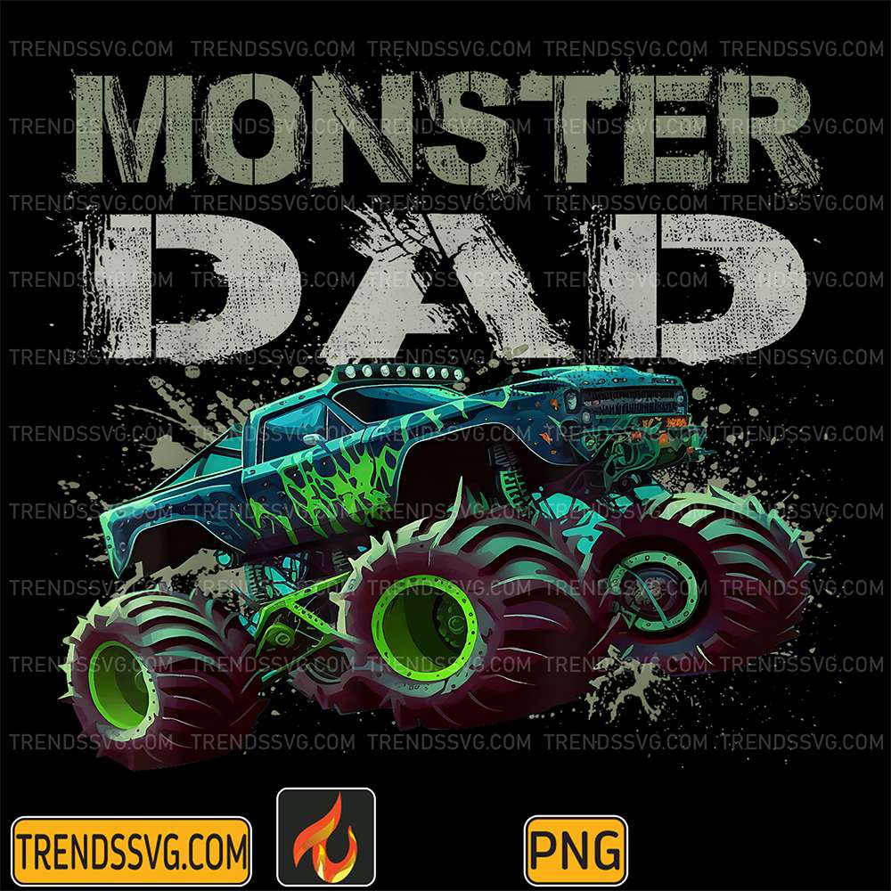 Monster-Truck-Dad-Png