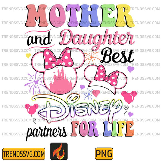 Mouse-Mother-And-Daughter-Best-Disney-Partners-For-Life-Png