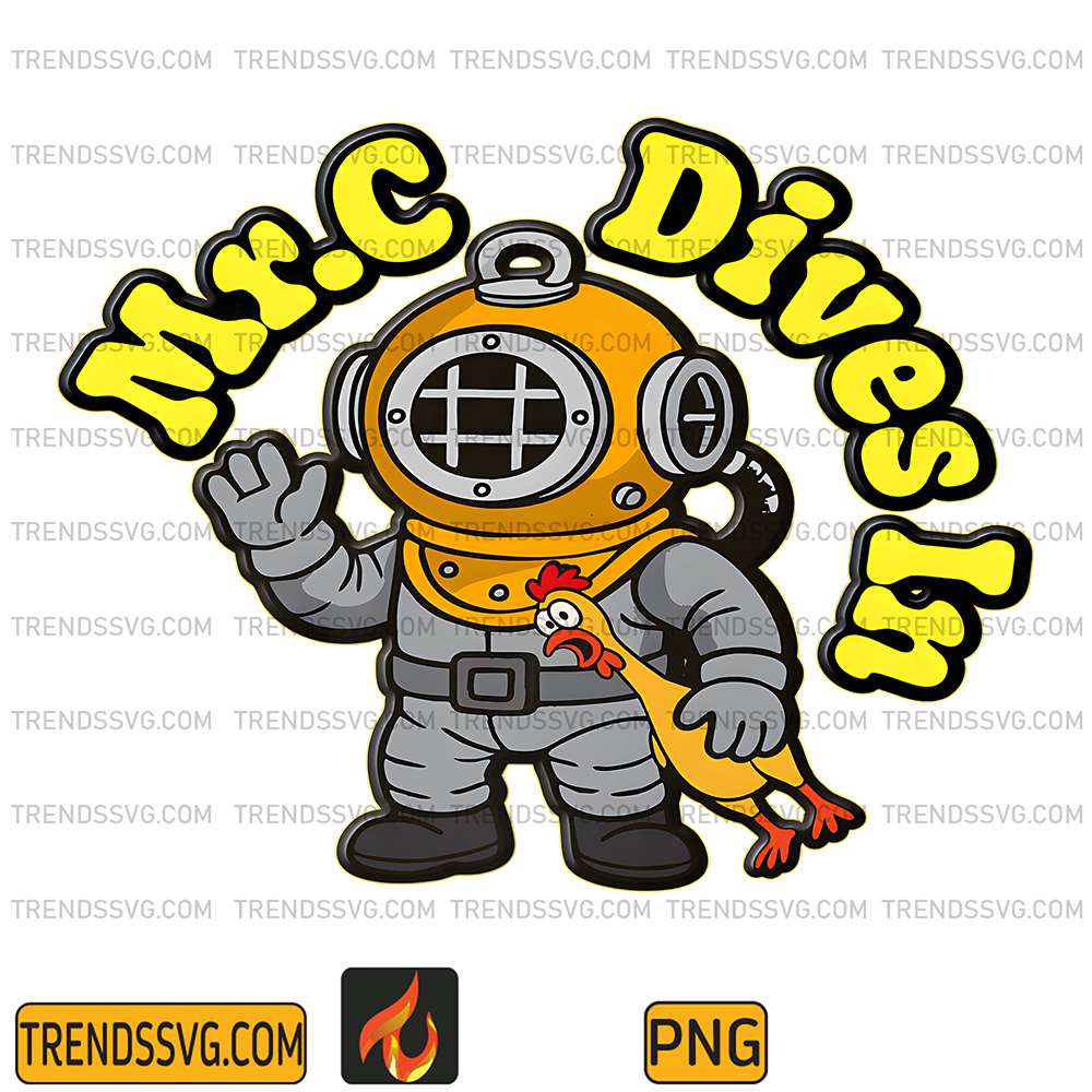 Mr.C-Dives-In-Rubber-Chicken-Png