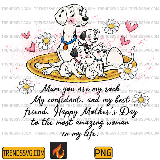 MumYouAreMyRockDalmatianPng