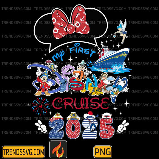 My First Disney Minnie Cruise 2025 Png TRENDSSVG