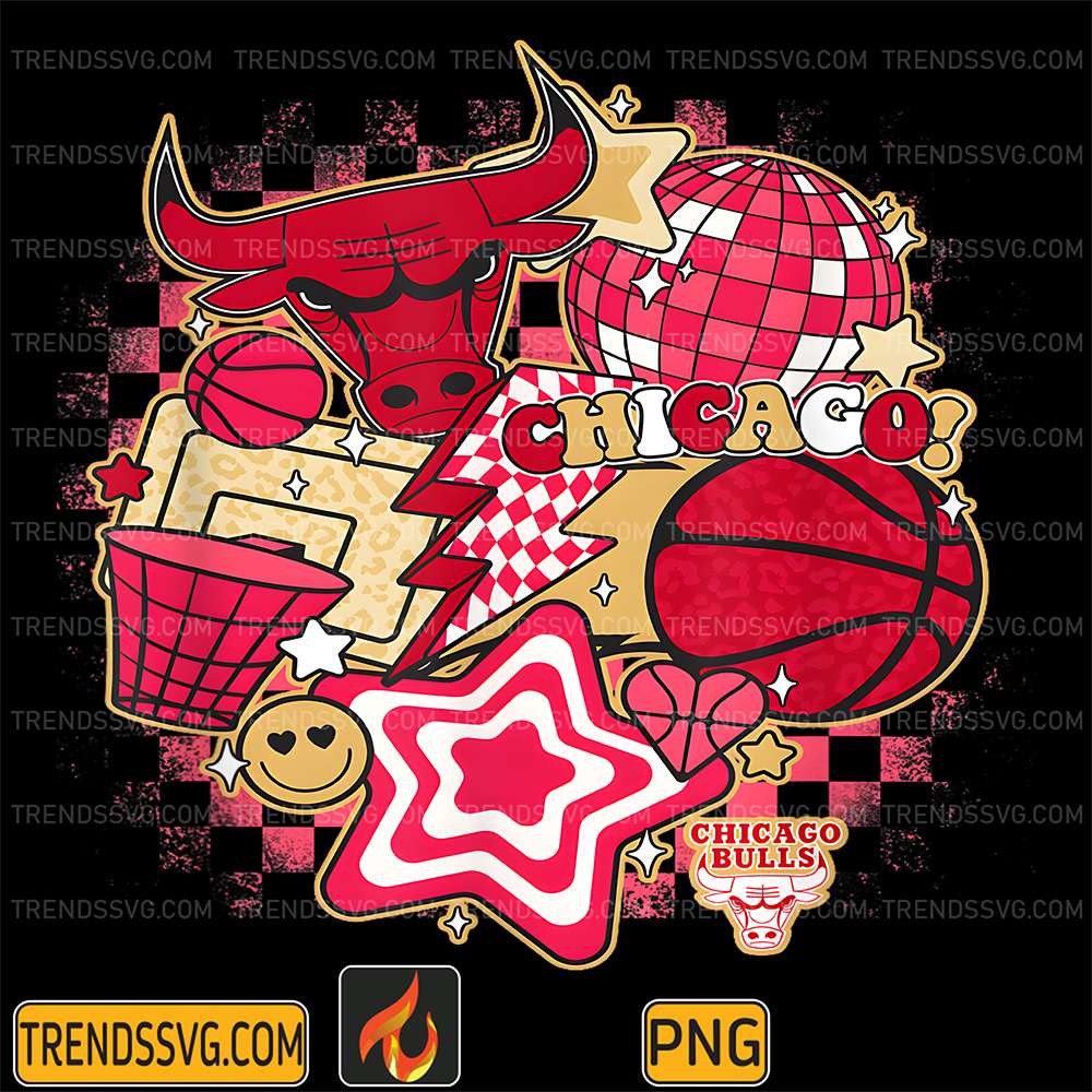 NBA-Chicago-Bulls-Psychedelic-Basketball-Png