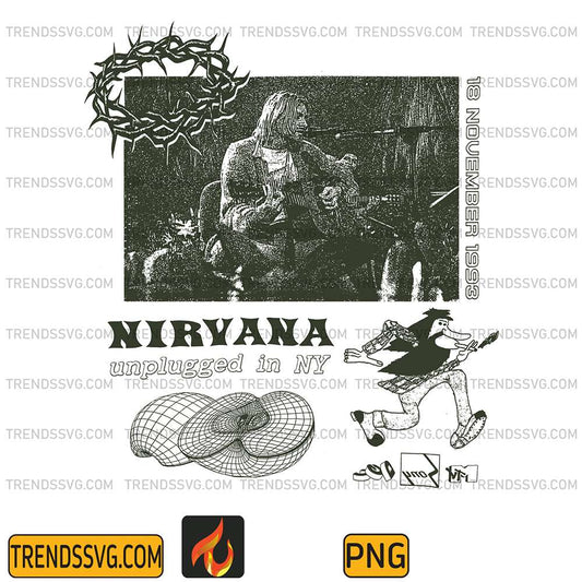 Nirvana-Unplugged-In-Ny-Png