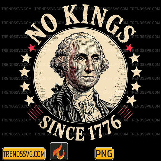No-Kings-In-America-1776-Png