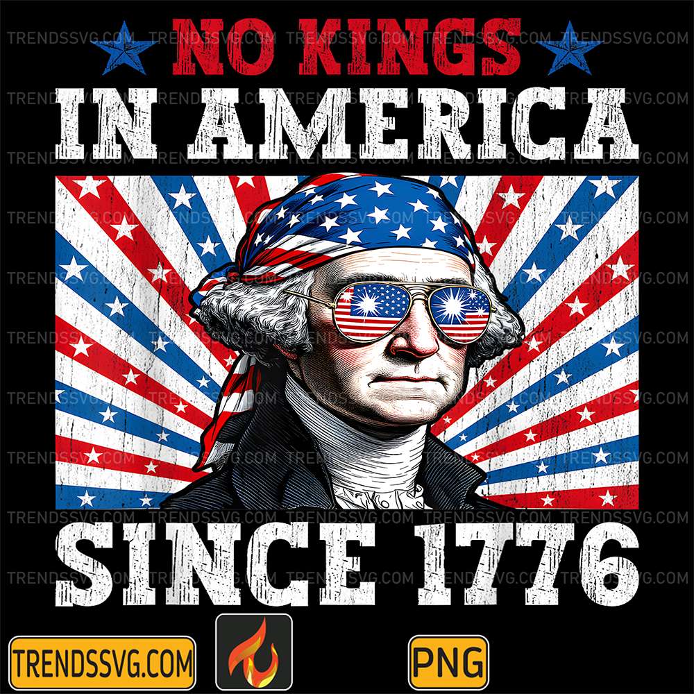 No-Kings-In-America-Since-1776-Distressed-USA-Flag-Png