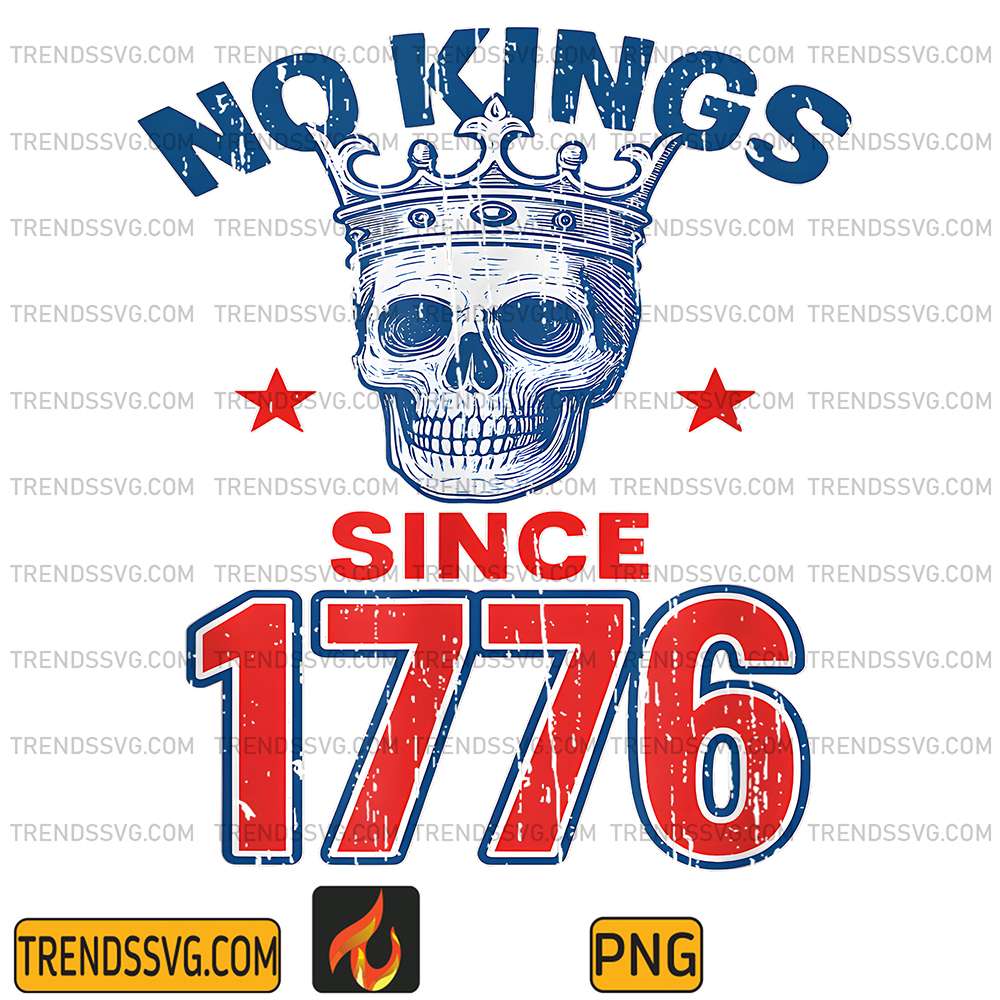 No-Kings-Since-1776-Patriotic-American-Independence-Png