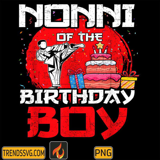Nonni-Of-The-Birthday-Boy-Karate-Taekwondo-Png