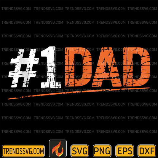 Number-One-Basketball-Dad-Svg