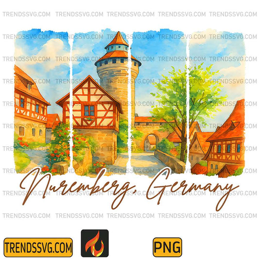 Nuremberg-Germany-Travel-Brushstroke-Meet-Me-In-Nuremberg-Png