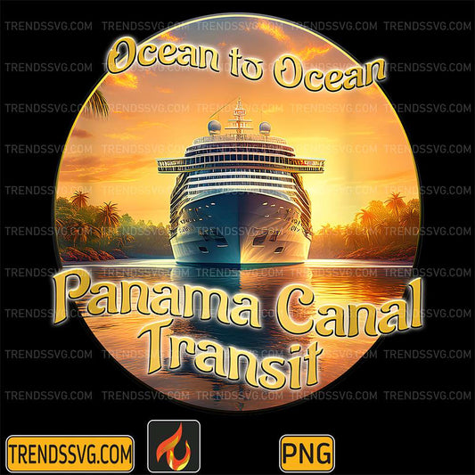Ocean-To-Ocean-Panama-Canal-Cruise-Ship-Transit-Png