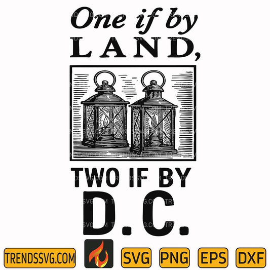 One-if-by-Land-Two-if-by-D-C-Svg