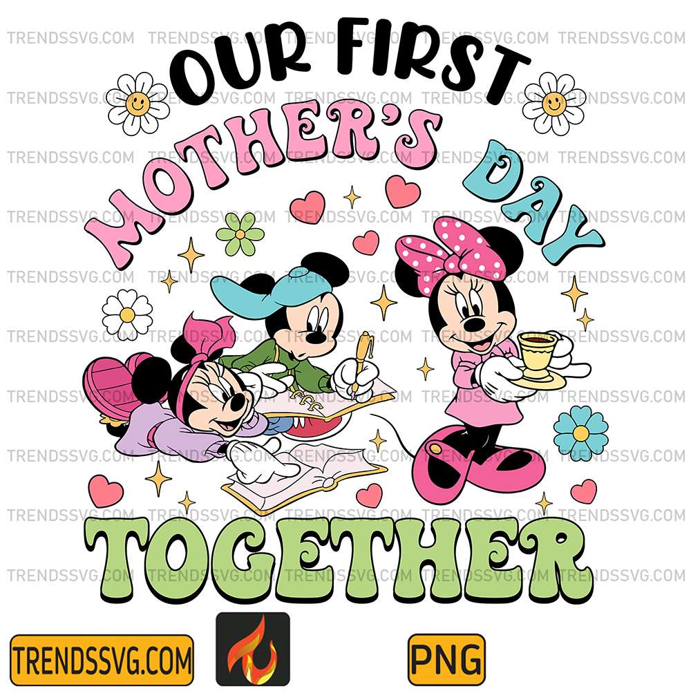 Our-First-Mother-s-Day-Together-Mickey-With-Minie-Png