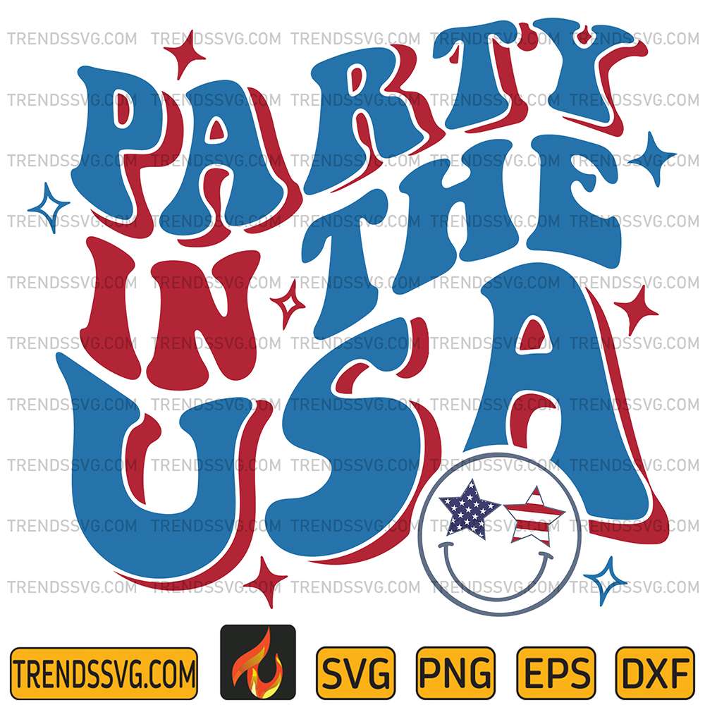 Party-In-The-Usa-Svg
