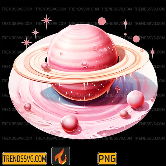 PinkPlanetsClipartPng_1