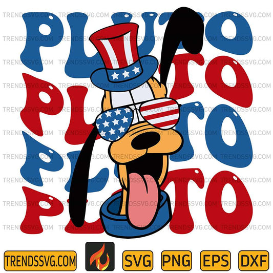 Pluto-4th-Of-July-Svg