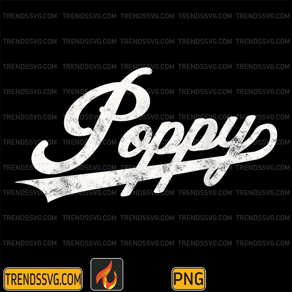 Poppy-Retro-Style-Png