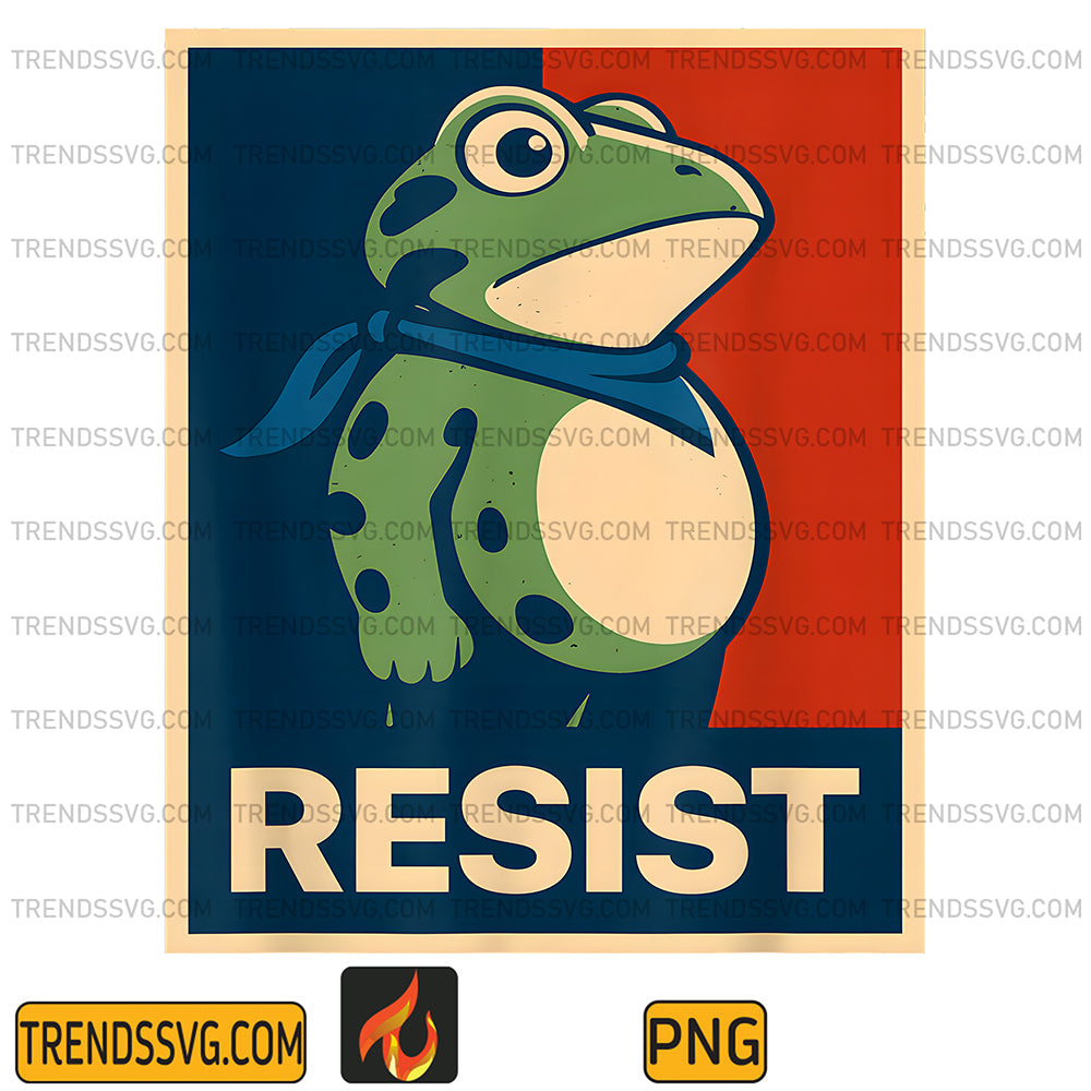 Portland-Frog-Protest-Resist-Portland-Frog-Activist-Png