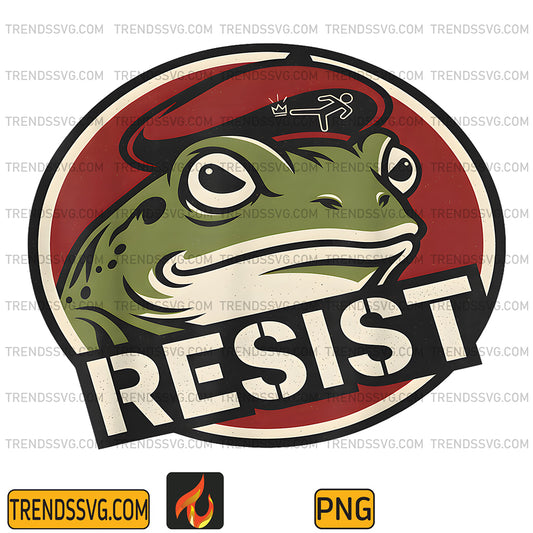 Portland-Frog-Resist-Protest-Png