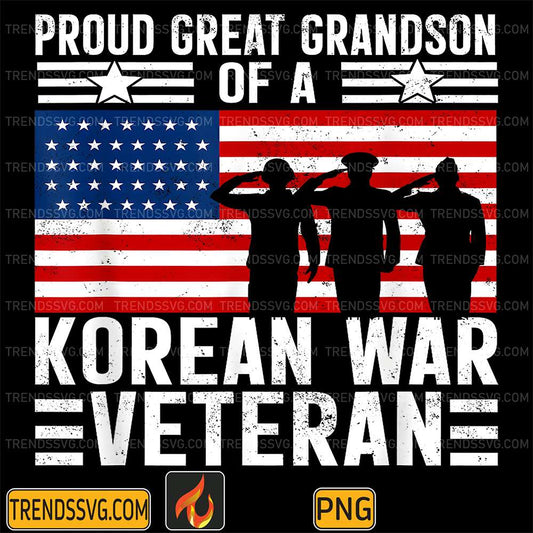 Proud-Great-Grandson-Of-A-Korean-War-Veteran-Png