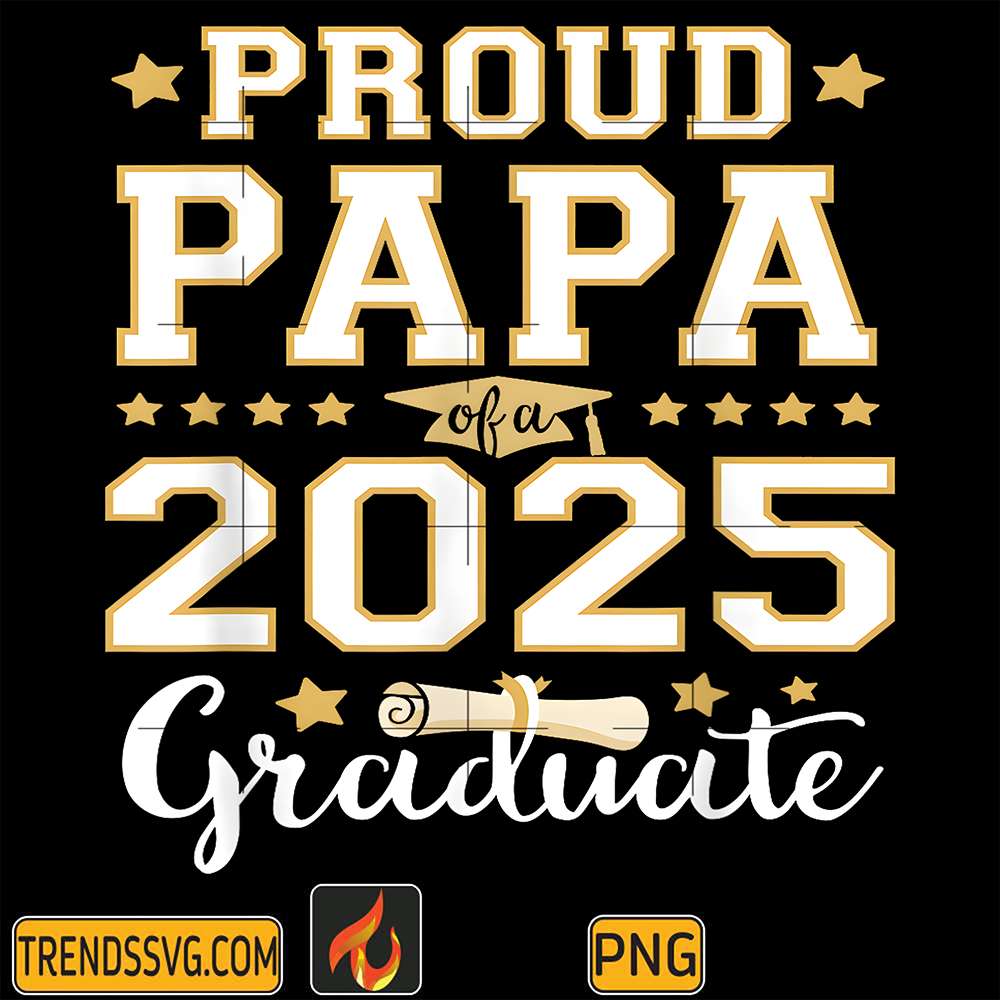 Proud-Papa-Of-A-2025-Graduate-Png