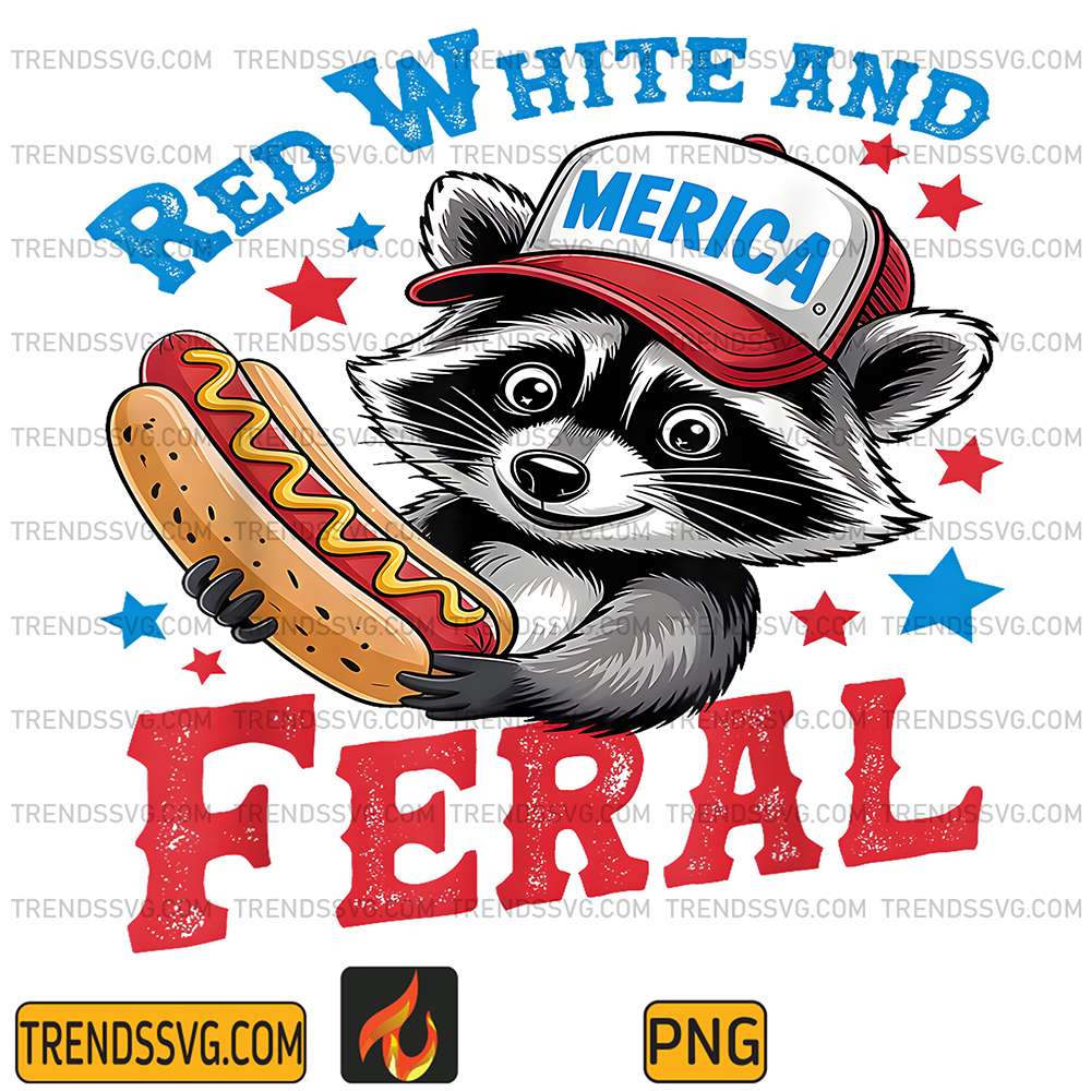 Raccoon-4th-Of-July-Patriotic-Cute-Red-White-And-Feral-Png