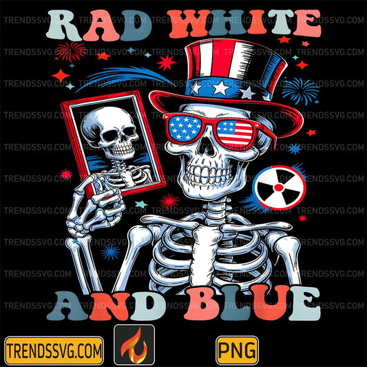 Rad-White-and-Blue-Skeleton-Patriotic-Radiology-MRI-CT-Png