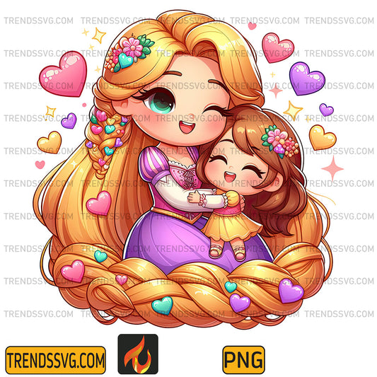 RapunzelPrincessAndDaughterPng1