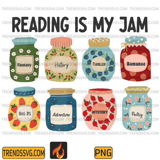 Reading-Is-My-Jam-Png