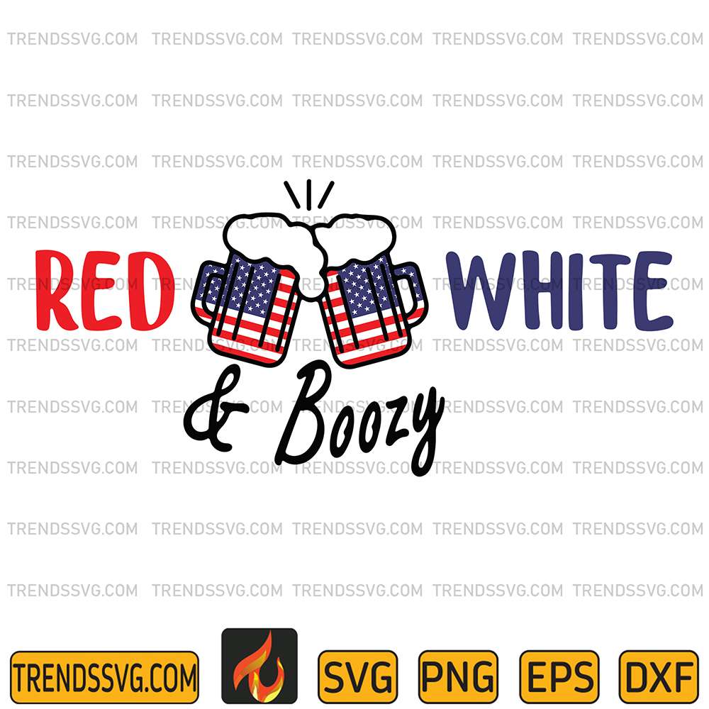 Red-White-And-Boozy-Svg