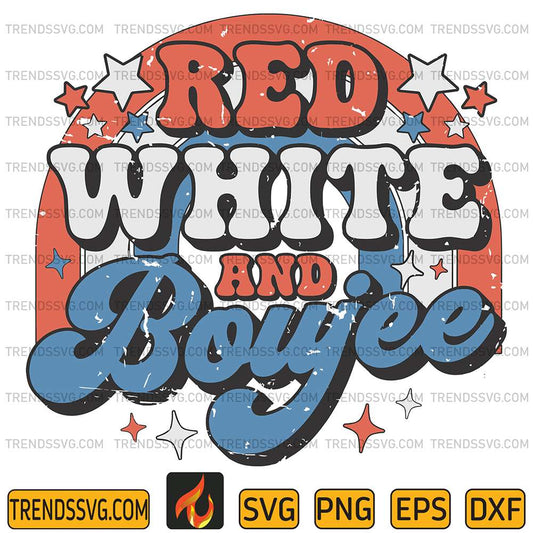 Red-White-And-Boujee-Svg