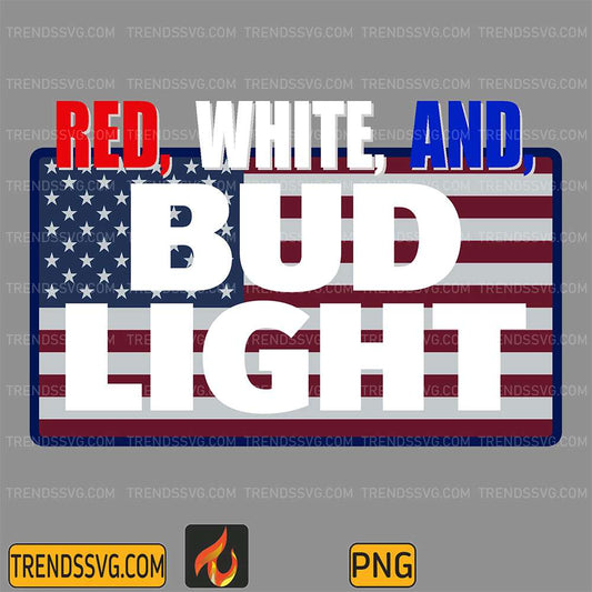 Red-White-And-Bud-Light-America-4th-Of-July-Png