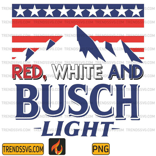 Red-White-And-Busch-Light-4th-Of-July-Png-1