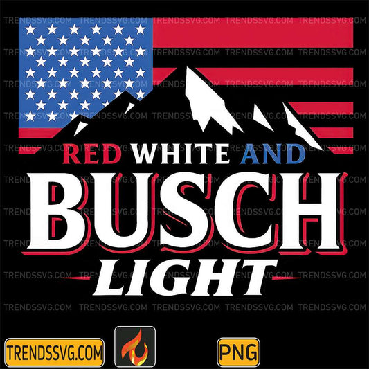 Red-White-And-Busch-Light-4th-Of-July-Png-4