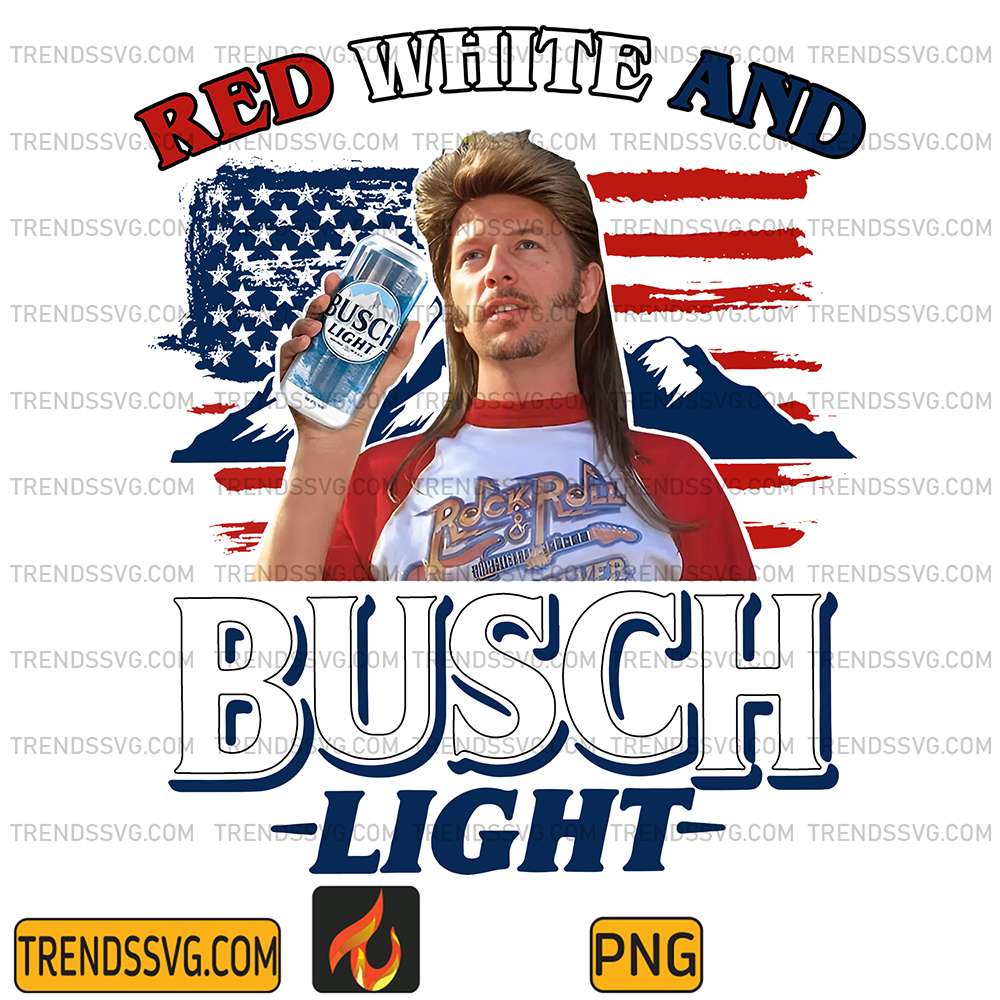 Red-White-And-Busch-Light-Joe-Dirt-Png
