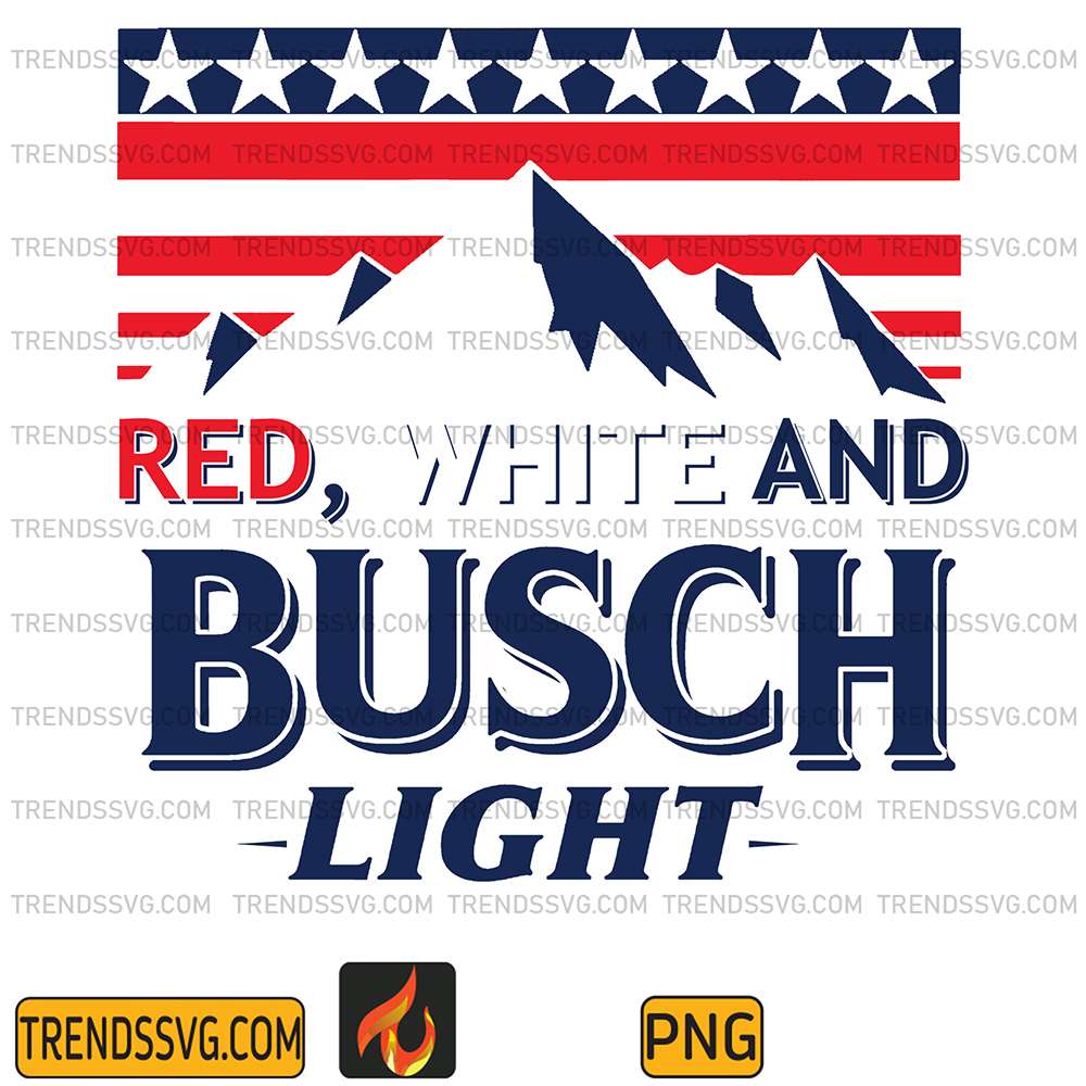 Red-White-And-Busch-Light-Png-1