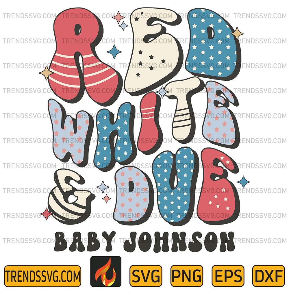 Red-White-And-Due-Baby-Johnson-Svg