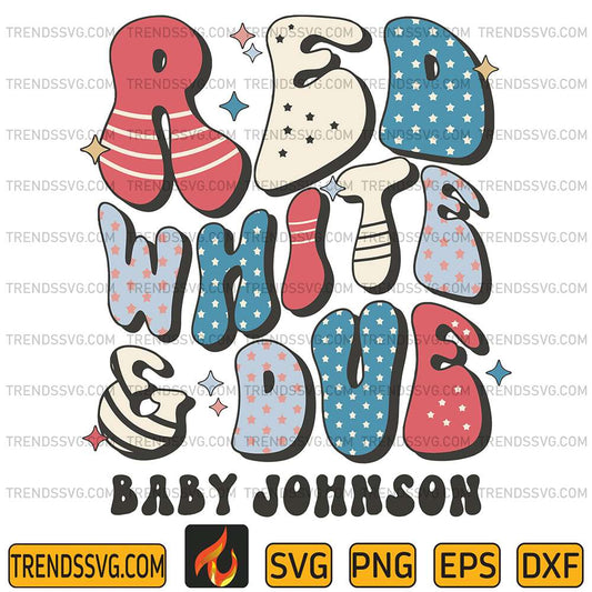 Red-White-And-Due-Baby-Johnson-Svg